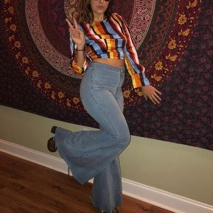Super flare Free People jeans